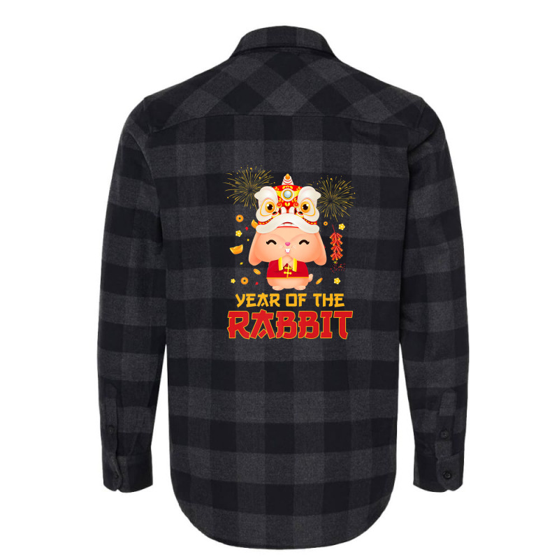 Year Of The Rabbit Chinese New Year 2023 Kids Toddler Family Flannel Shirt | Artistshot