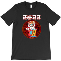 Happy New Year 2023 Yin Yan Chinese 12 Zodiac Rabbit T-shirt | Artistshot