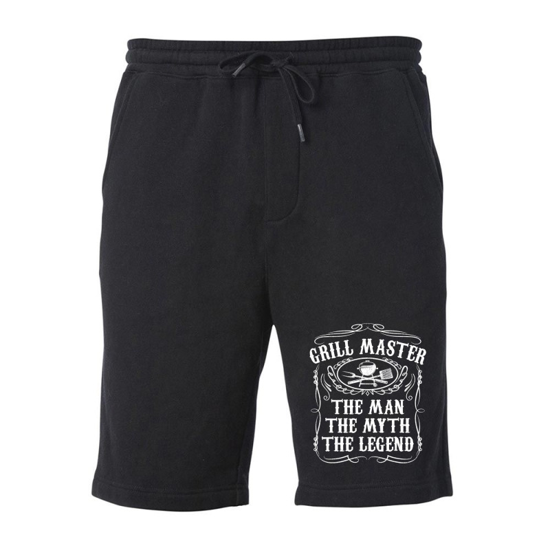 Grill Master The Man The Myth Legend Bbq Smoker Fleece Short by rastyrocl | Artistshot