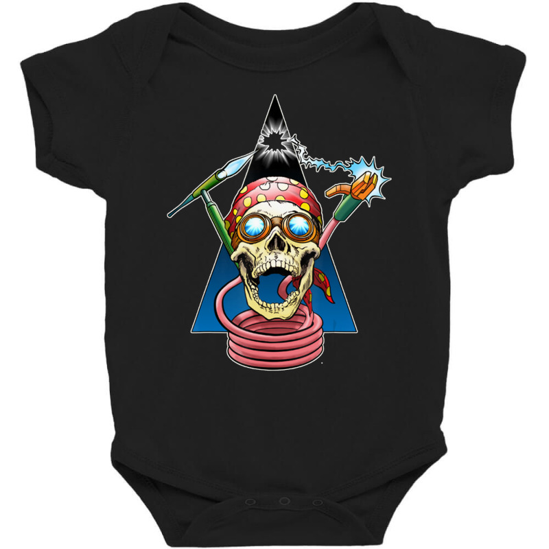 Welder Skull Welding For Dad Baby Bodysuit by femalesbaubles | Artistshot