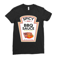 Bbq Sauce Hot Spicy Grill Ketchup Barbeque Halloween Costume Ladies Fitted T-shirt | Artistshot