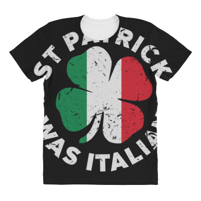 Patrick Was Italian All Over Women's T-shirt Designed By Bariteau Hannah