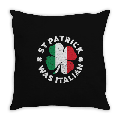 Patrick Was Italian Throw Pillow Designed By Bariteau Hannah