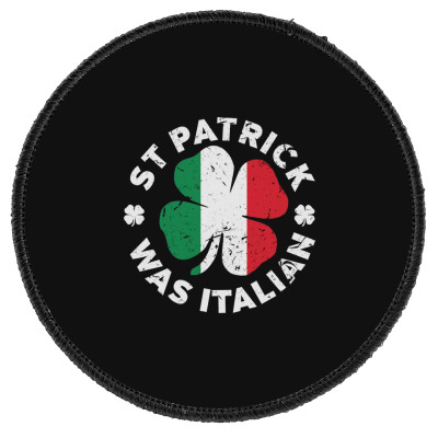 Patrick Was Italian Round Patch Designed By Bariteau Hannah