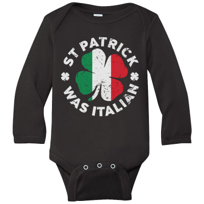 Patrick Was Italian Long Sleeve Baby Bodysuit Designed By Bariteau Hannah