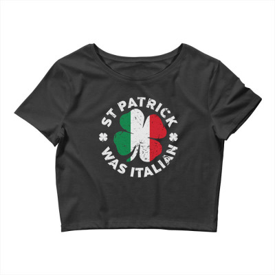 Patrick Was Italian Crop Top Designed By Bariteau Hannah
