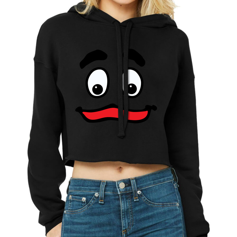 Grimace Face Cropped Hoodie by oatesorlandoi9eepf | Artistshot