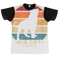 Retro Big Cat Tiger King Tiger Wild Cat Siberian Tiger T Shirt Graphic T-shirt | Artistshot