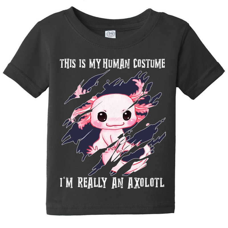 Halloween Axolotl Costume Cute Kawaii Exotic Pet Animal Baby Tee by Min08 | Artistshot