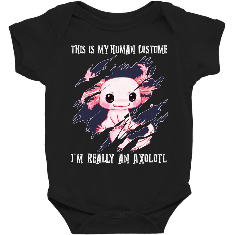 Halloween Axolotl Costume Cute Kawaii Exotic Pet Animal Baby Bodysuit by Min08 | Artistshot