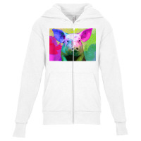 Pig Farming   Farmer Animal Pork T Shirt Youth Zipper Hoodie | Artistshot