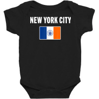 New York City Flag National Pride Gift Souvenir T Shirt Baby Bodysuit | Artistshot