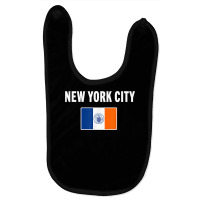 New York City Flag National Pride Gift Souvenir T Shirt Baby Bibs | Artistshot