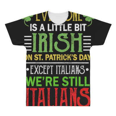 Italians Irish All Over Men's T-shirt Designed By Bariteau Hannah