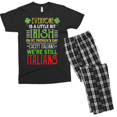 Italians Irish Men's T-shirt Pajama Set Designed By Bariteau Hannah