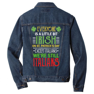 Italians Irish Men Denim Jacket Designed By Bariteau Hannah