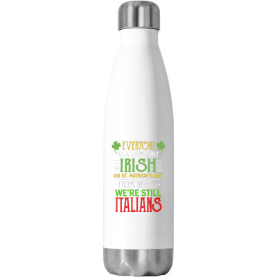 Italians Irish Stainless Steel Water Bottle Designed By Bariteau Hannah