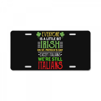 Italians Irish License Plate Designed By Bariteau Hannah
