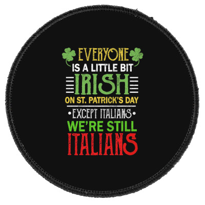 Italians Irish Round Patch Designed By Bariteau Hannah