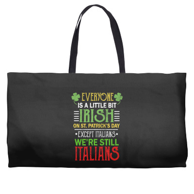 Italians Irish Weekender Totes Designed By Bariteau Hannah