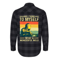 Funny Vintage Welding Dad Blacksmith Worker Flannel Shirt | Artistshot