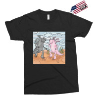 Happily Dancing Axolotles In Their Natural Habitat Exclusive T-shirt | Artistshot