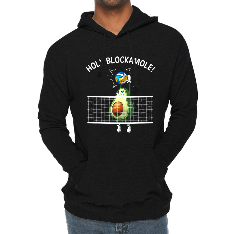 Funny Volleyball Women Holy Guacamole Player Blocker Lightweight Hoodie by behindcedar22 | Artistshot