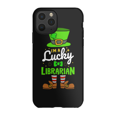 Lucky Librarian Shamrock Luck Iphone 11 Pro Case Designed By Bariteau Hannah