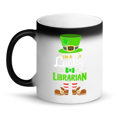 Lucky Librarian Shamrock Luck Magic Mug Designed By Bariteau Hannah