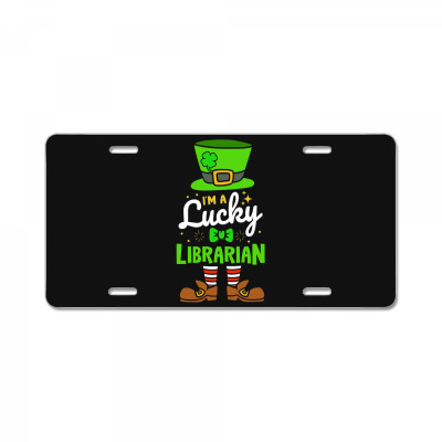 Lucky Librarian Shamrock Luck License Plate Designed By Bariteau Hannah