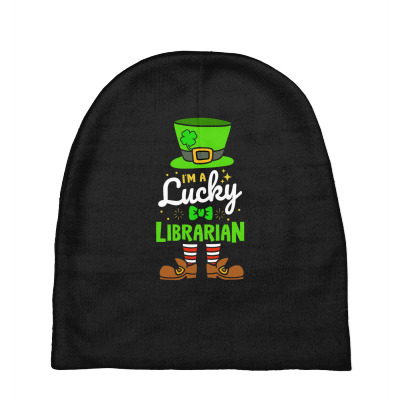 Lucky Librarian Shamrock Luck Baby Beanies Designed By Bariteau Hannah