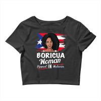 Afro Black Latina Gift  Boricua Dipped In Melanin Crop Top | Artistshot