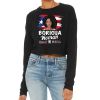 Afro Black Latina Gift  Boricua Dipped In Melanin Cropped Sweater | Artistshot