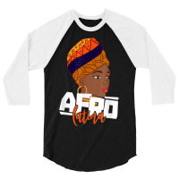 Afro Black Latina Natural Pride Shirt - Afro Latinx Educated 3/4 Sleeve Shirt | Artistshot