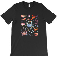 Crustaceancore Aesthetic Crustaceans Crab Lobster Shrimp T-shirt | Artistshot