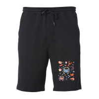 Crustaceancore Aesthetic Crustaceans Crab Lobster Shrimp Fleece Short | Artistshot