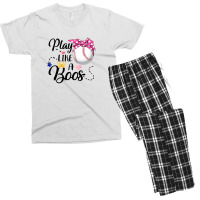 Play Like A Boss Baseball For Light Men's T-shirt Pajama Set | Artistshot