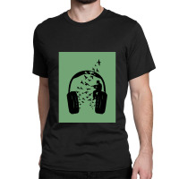 Headphone - Violin 1 Classic T-shirt | Artistshot