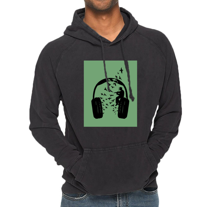 Headphone - Violin 1 Vintage Hoodie by MaryBirdsell | Artistshot