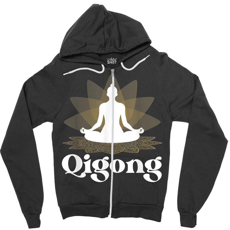 Qigong Meditation T Shirt Zipper Hoodie by lavenakf44f | Artistshot