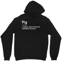 Best Hilarious Pig And Bacon Definition Funny Gift Unisex Hoodie | Artistshot