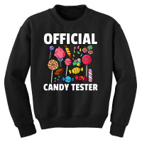 Candy Tester Lollipop Sweets Gift Halloween Kids Youth Sweatshirt | Artistshot