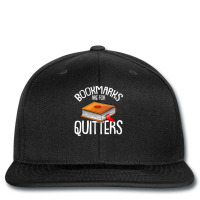 Bookmarks Are For Quitters Reading Books Bookaholic Bookworm Printed Hat | Artistshot