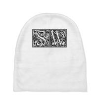 Sw   Initials S W Name Surname Onomastics Onomatology T Shirt Baby Beanies | Artistshot