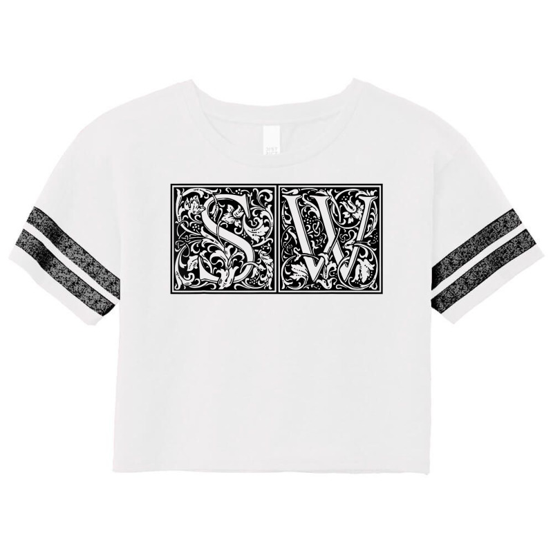 Sw   Initials S W Name Surname Onomastics Onomatology T Shirt Scorecard Crop Tee by meritzjla | Artistshot