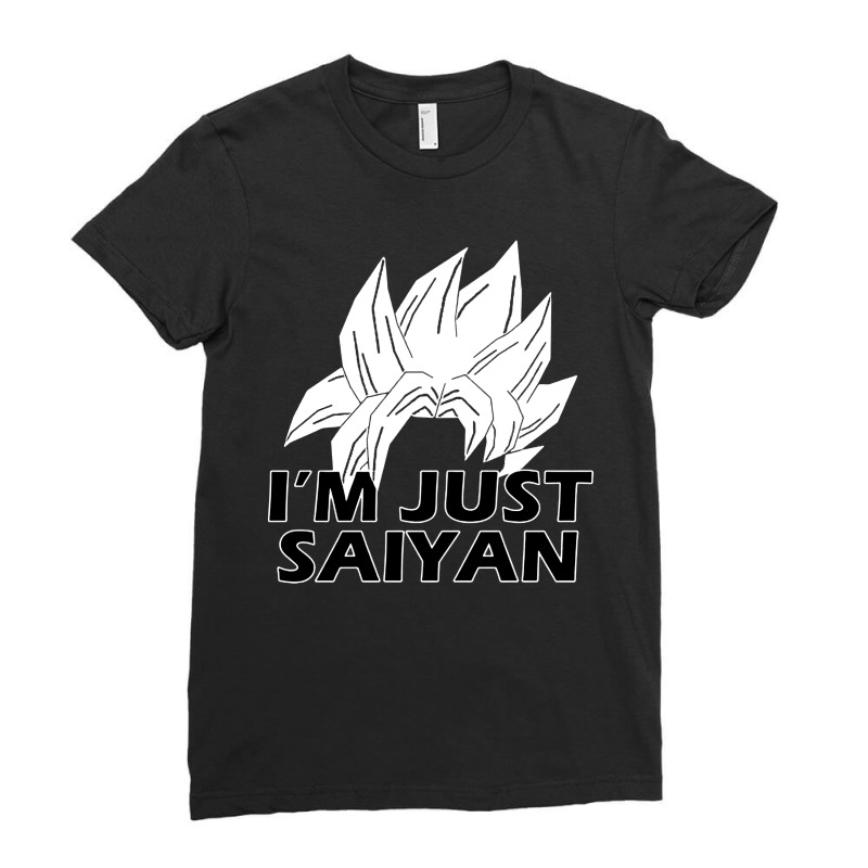 I'm Just Saiyan Ladies Fitted T-Shirt by Melissa Store | Artistshot