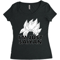 I'm Just Saiyan Women's Triblend Scoop T-shirt | Artistshot