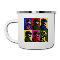 Dinosaur Pop Art Camper Cup | Artistshot