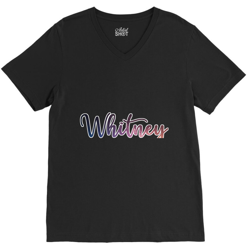 Whitney (2) V-neck Tee | Artistshot