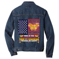 This Is The Government The Founders Warned Us About, Funny Usa Politic Men Denim Jacket | Artistshot